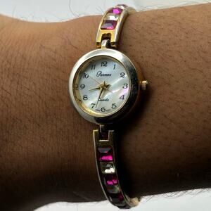 Silver & Purple Parmex Watch